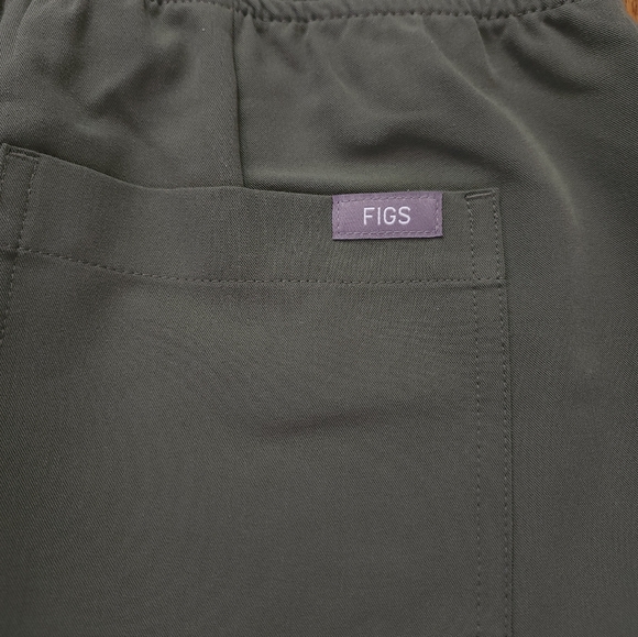 Figs Livingston Womens High Waisted Pants Size XSP Moss Green NEW PO 7108 - Picture 7 of 7
